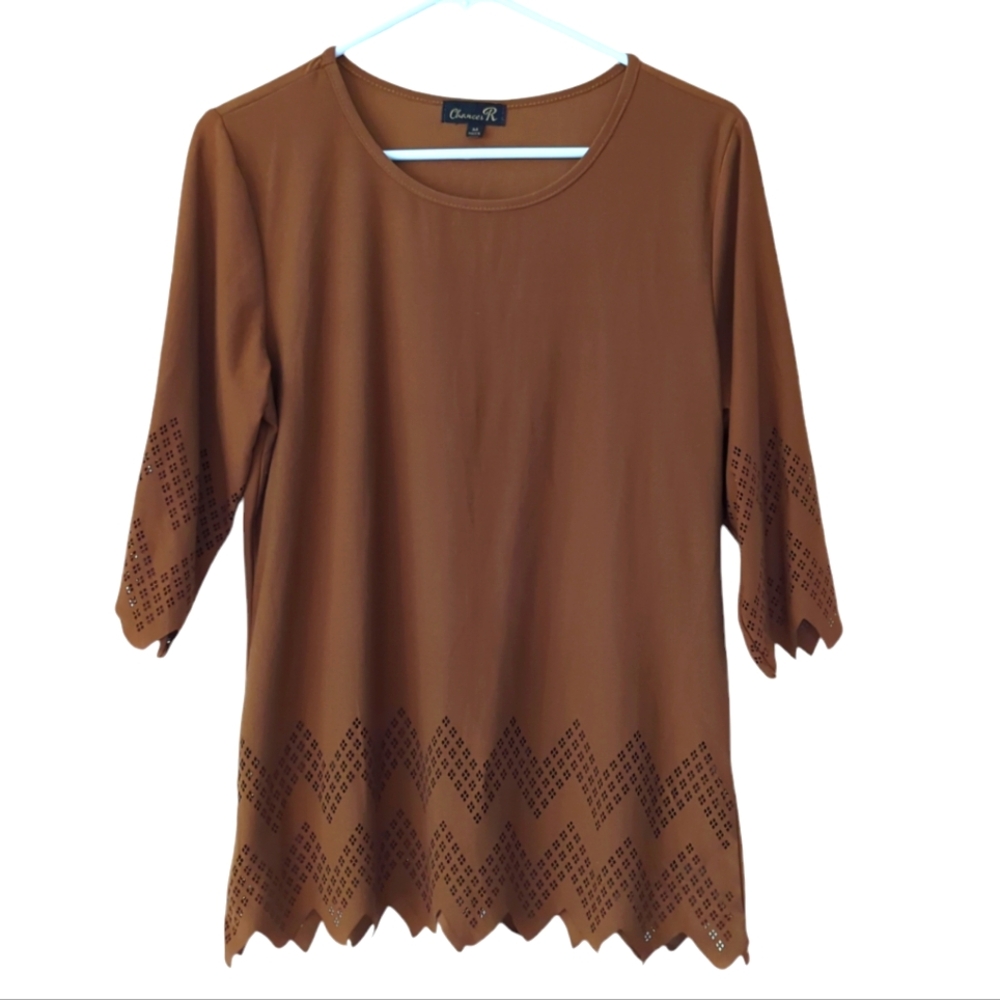 Chances R Perforated Inverted Triangular Pattern … - image 5